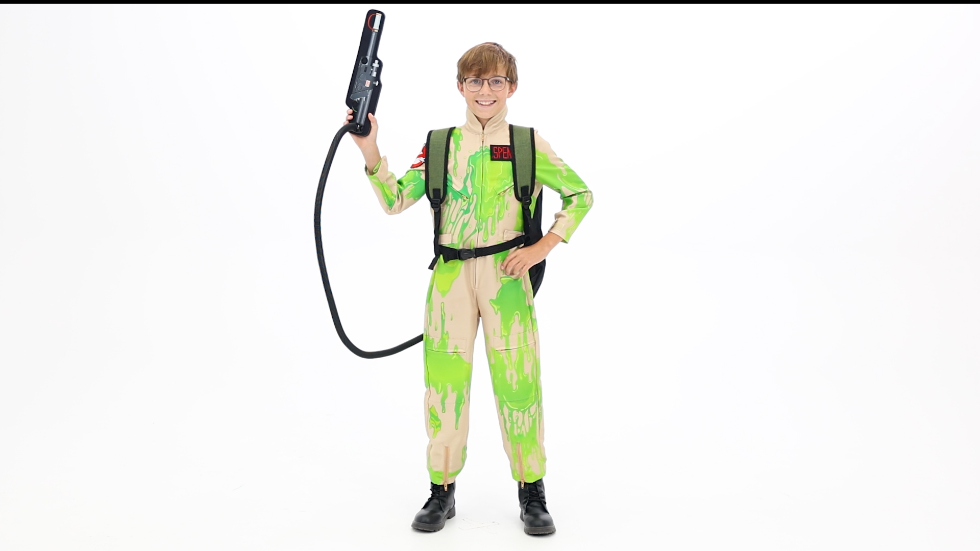 What do you do when you see something strange? Call the Ghostbusters of course! Dress up your child in our exclusive Slime-Covered Ghostbusters Costume for Kids this Halloween!